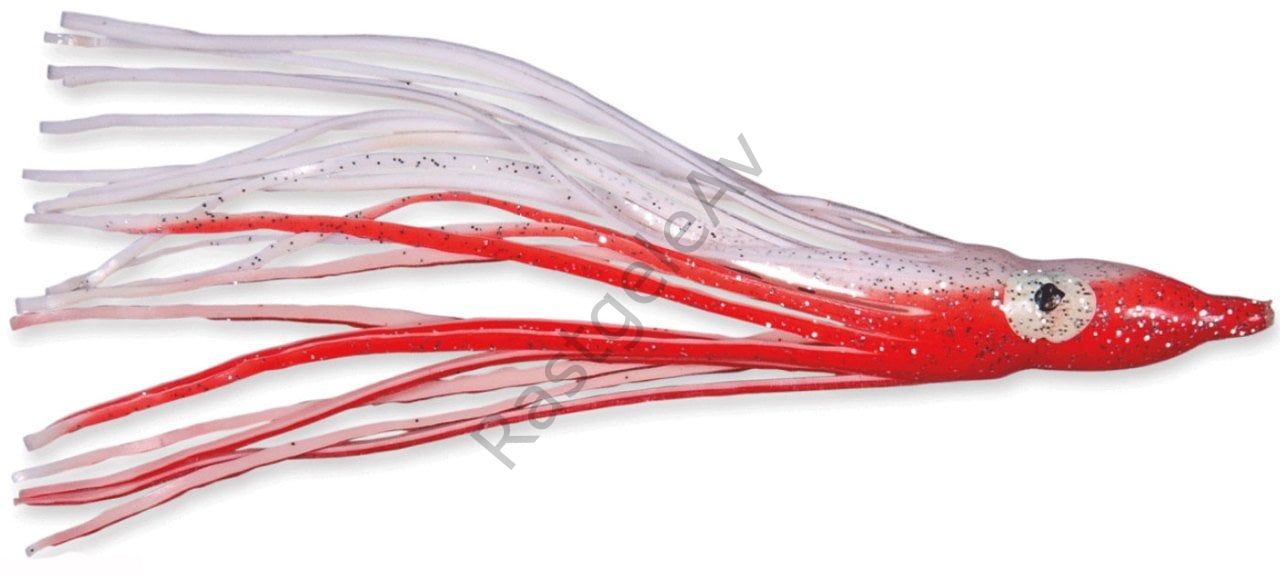 Lineaeffe Octobus Sılıcone Kalamar Red White Suni Yem 12Cm