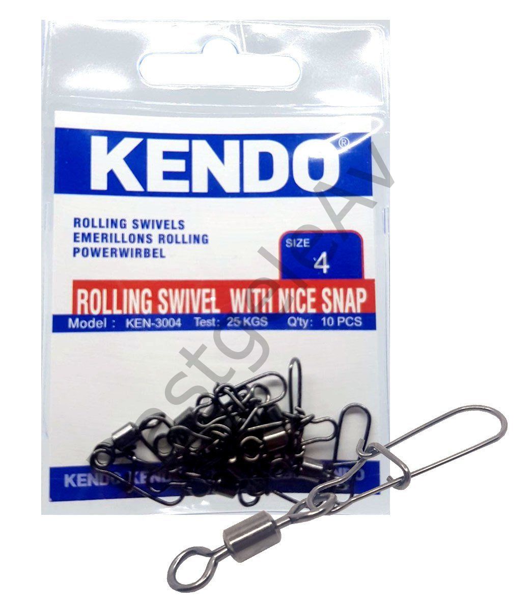 Kendo Rolling Swivel With Nice Snap 10 10pcs