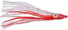 Lineaeffe Octobus Sılıcone Kalamar Red White Suni Yem 9Cm