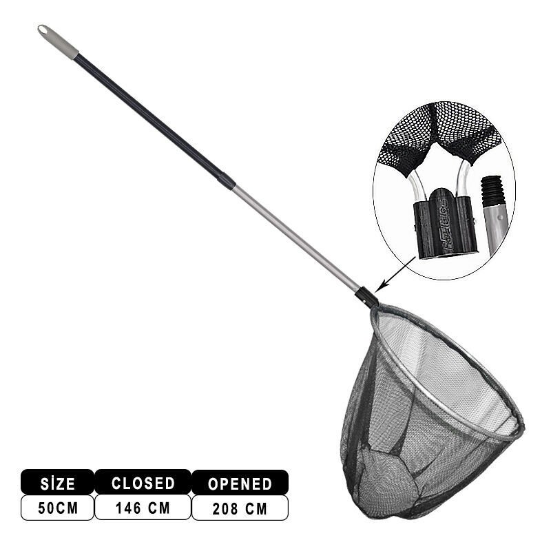 Liman Kepçe Teleskopik Yuvarlak Orta (Teke) K-201