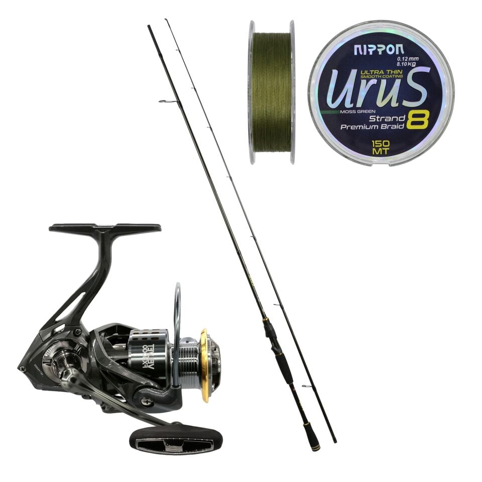 Kaido Potamax 265 cm 10-40 gr + Kaido Velvet 3000 Spin Olta Seti