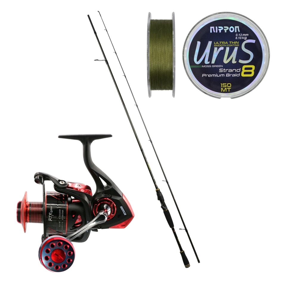 Kaido Potamax 265 cm 10-40 gr + Eurofish RTX 3000 Spin Olta Seti