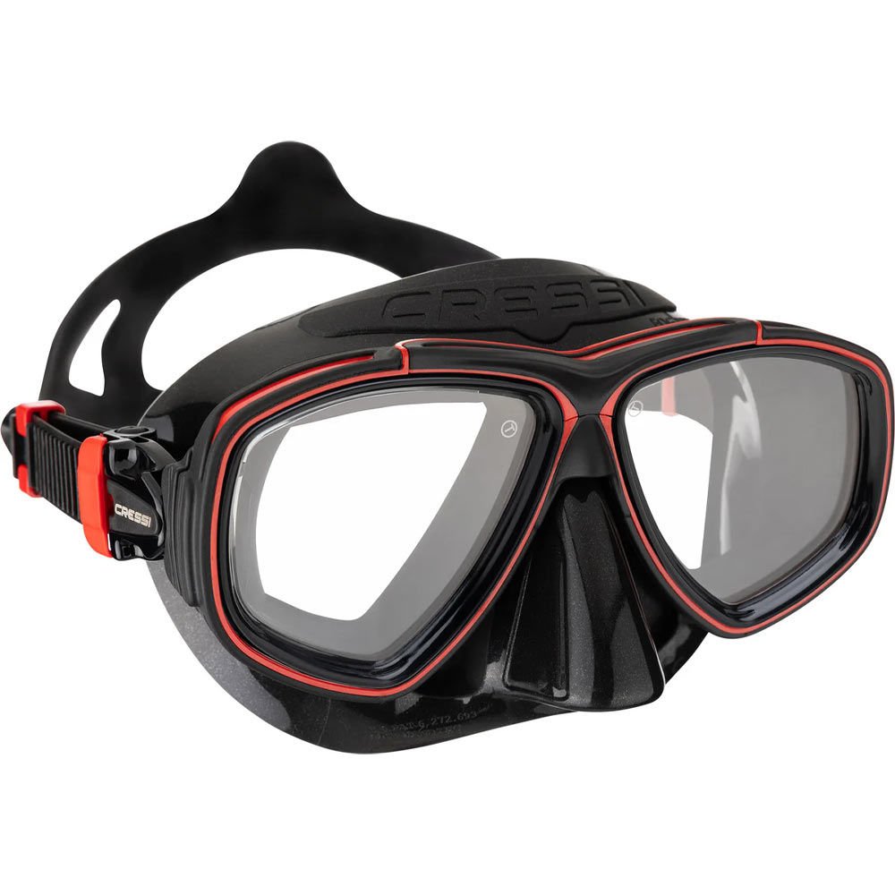 Cressi Prisma Dalış Maskesi BLACK - RED