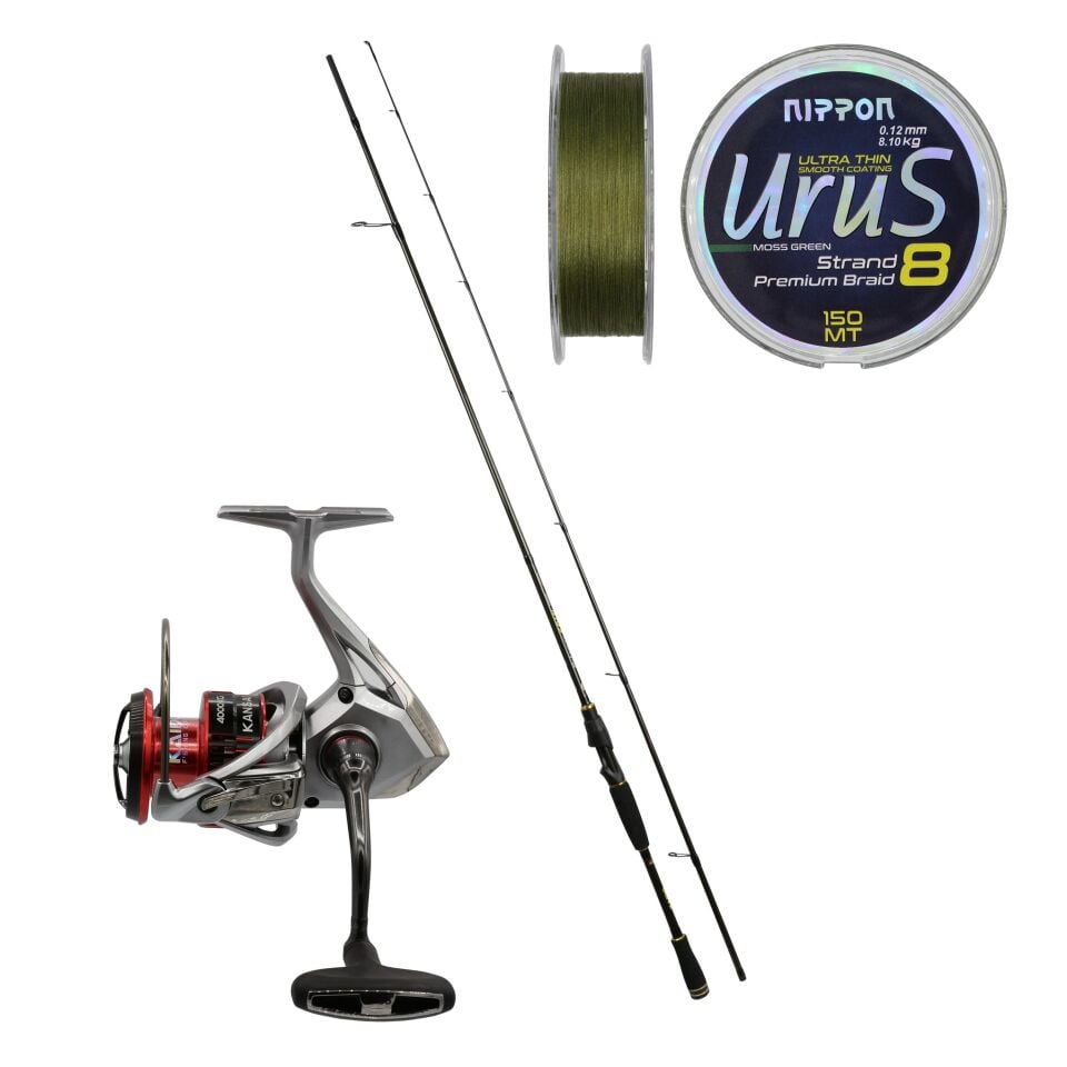 Kaido Potamax 265 cm 10-40 gr + Kaido Kansai 4000 Spin Olta Seti