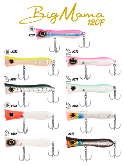 Fujin Big Mama 12cm 31gr Maket Balık