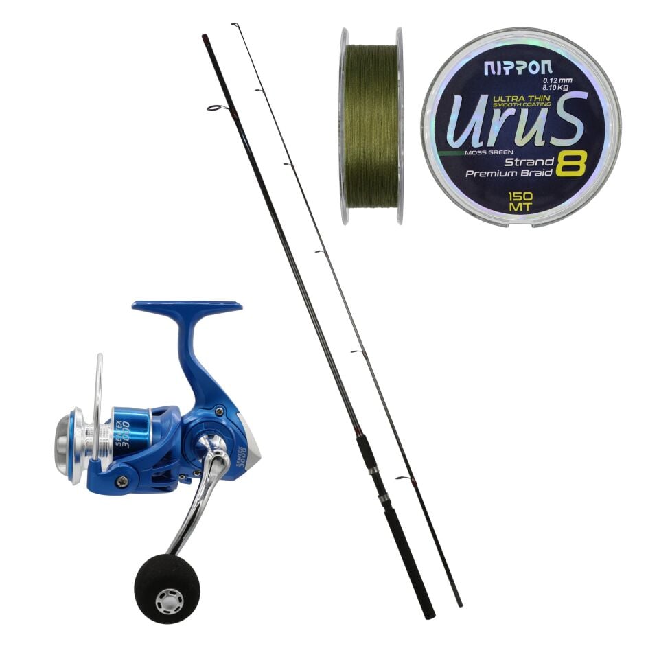 Eurofish Saxon 270 cm 10-40 gr + Eurofish Sentex Blue 3000 Spin Olta Seti