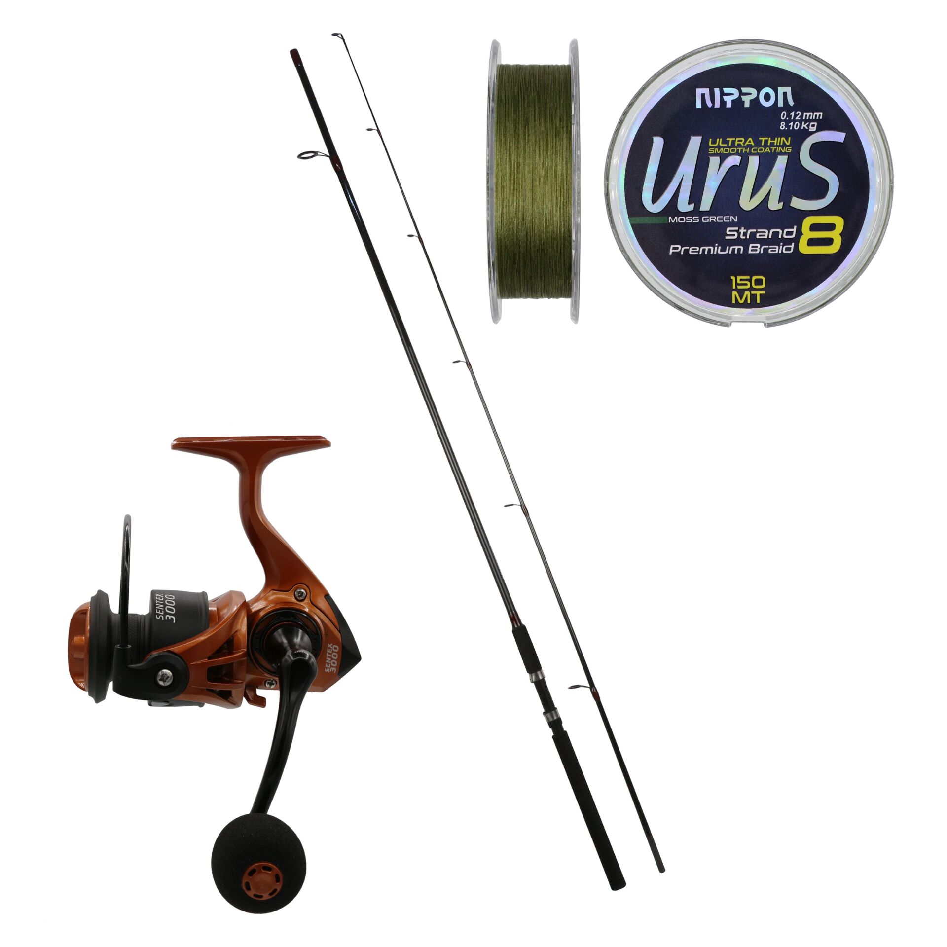 Eurofish Saxon 270 cm 10-40 gr + Eurofish Sentex Brown 3000 Spin Olta Seti