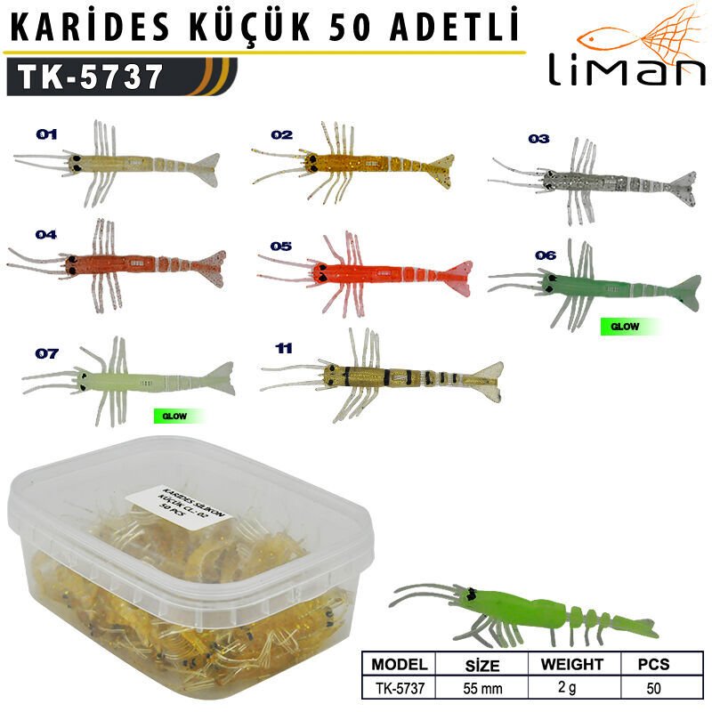 Liman Karides Silikon Küçük 50 adetli
