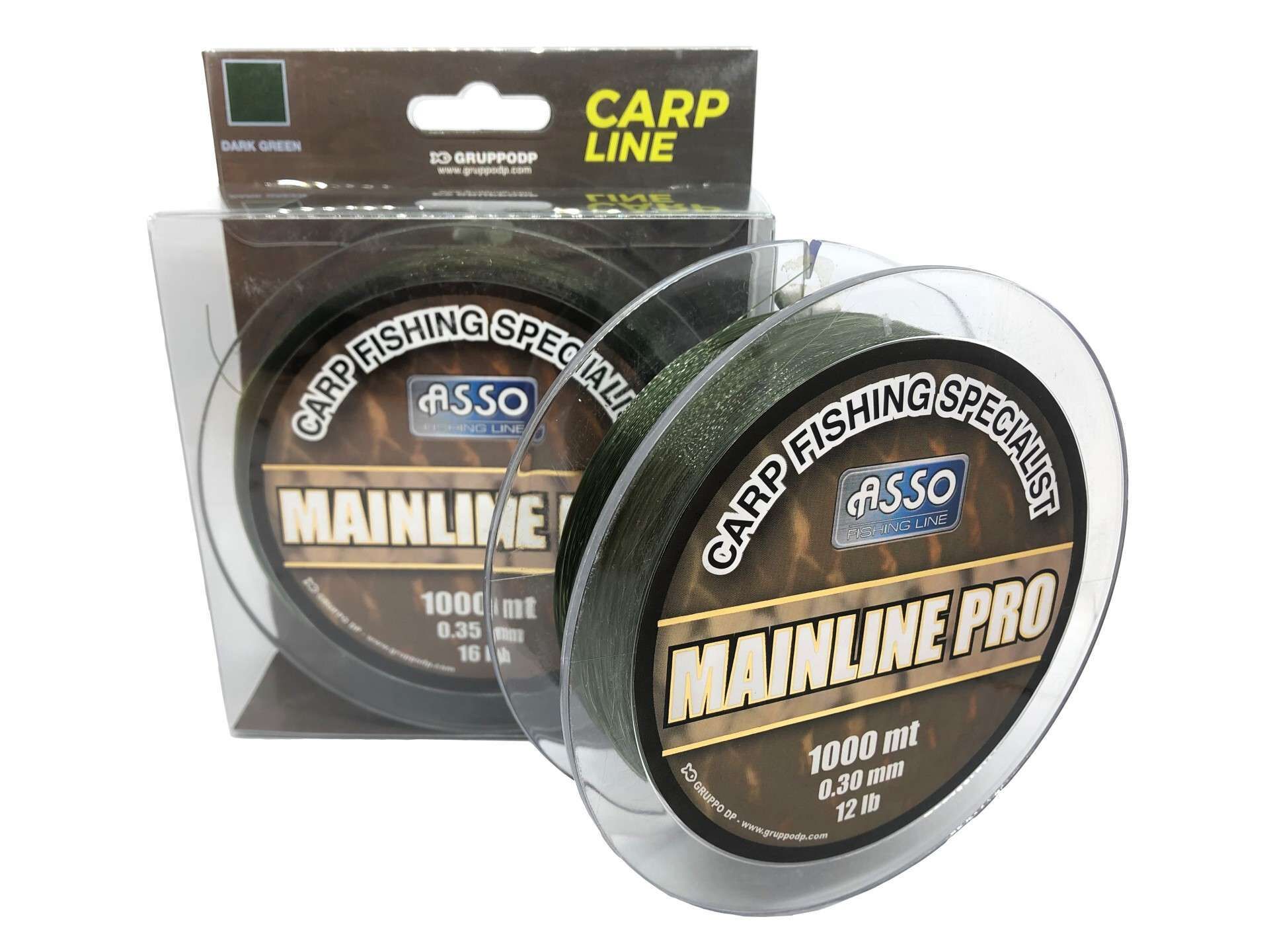 Asso Mainline Pro Special Carp Fishing Line 1000mt Dark Green