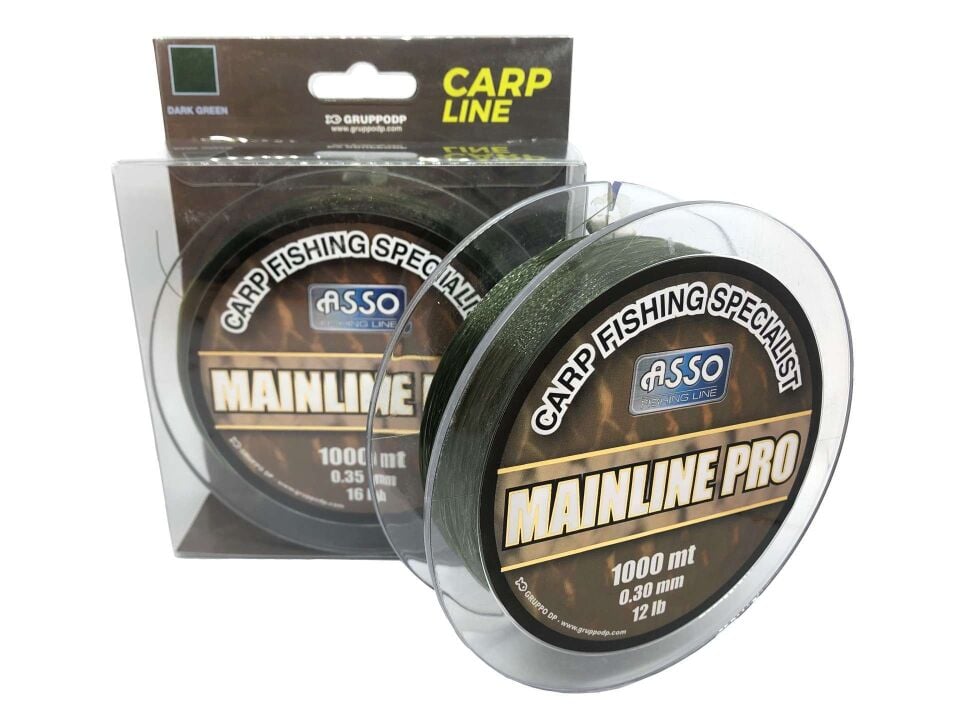 Asso Mainline Pro Special Carp Fishing Line 1000mt Dark Green