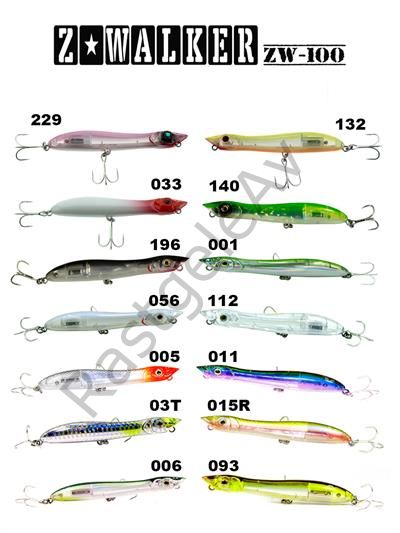 Fujin Z-Walker 100mm 11gr Su Üstü Maket Balık