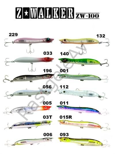 Fujin Z-Walker 100mm 11gr Su Üstü Maket Balık