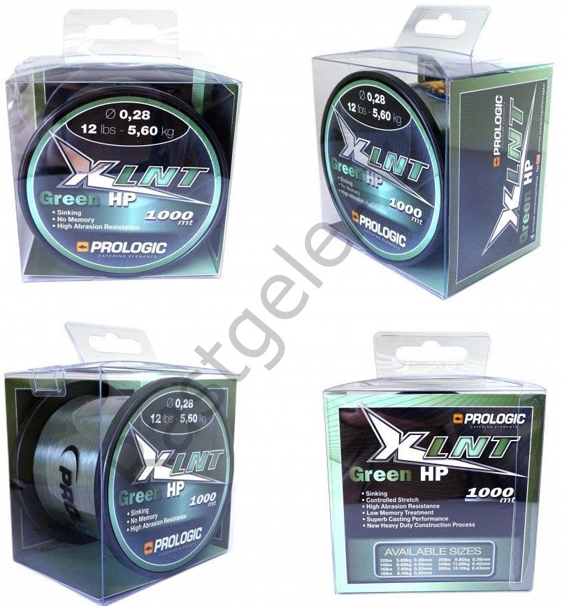 Prologic XLNT HP 1000M Green Misine 0.40 mm 11.0 kg 24 lbs