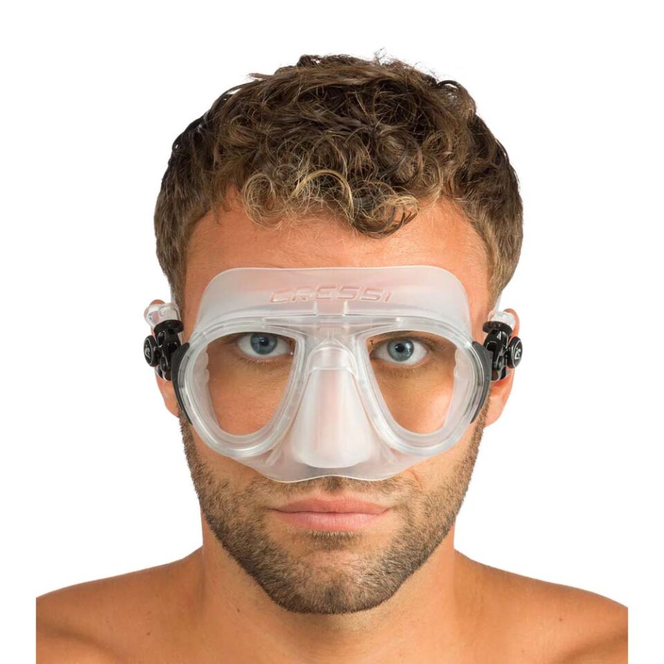 Cressi Calibro Dalış Maskesi CLEAR-CLEAR-BLACK