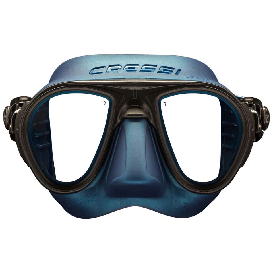 Cressi Calibro Dalış Maskesi CLEAR-BLUE NERY-BLACK