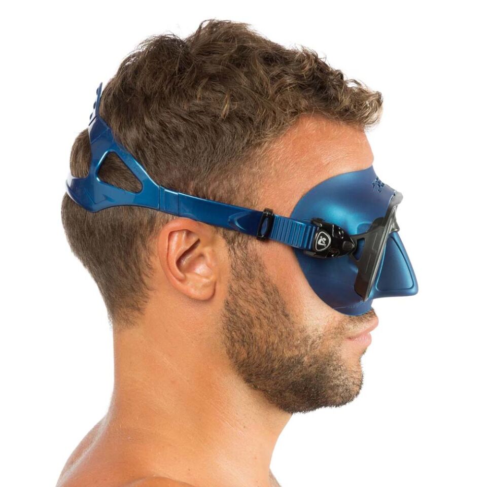 Cressi Calibro Dalış Maskesi CLEAR-BLUE NERY-BLACK