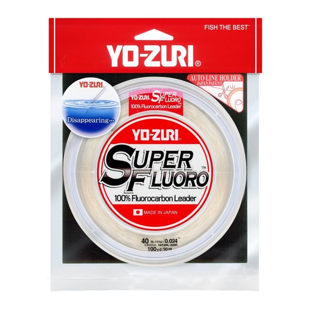 Yozuri Super %100 Fluorocarbon Misina CLEAR - 0.645MM-27MM-22KG