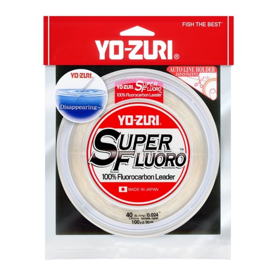 Yozuri Super %100 Fluorocarbon Misina CLEAR - 0.215MM-27MT-3KG