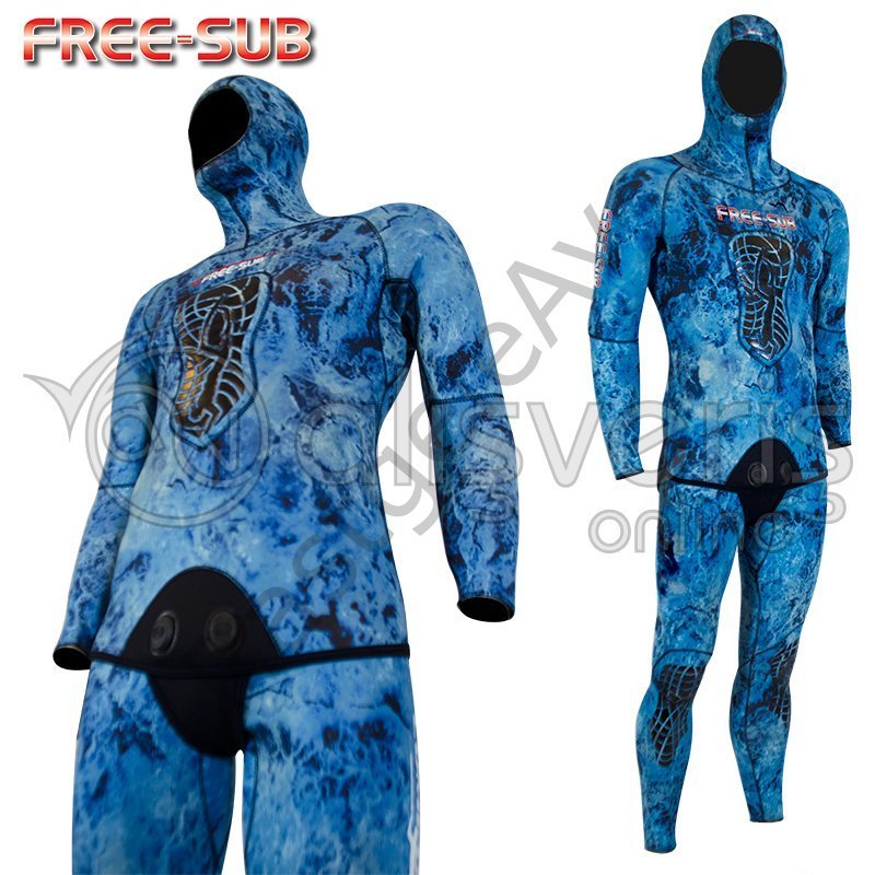 Free-Sub 3mm Expert Ocean Serbest Dalış Avcı Elbise