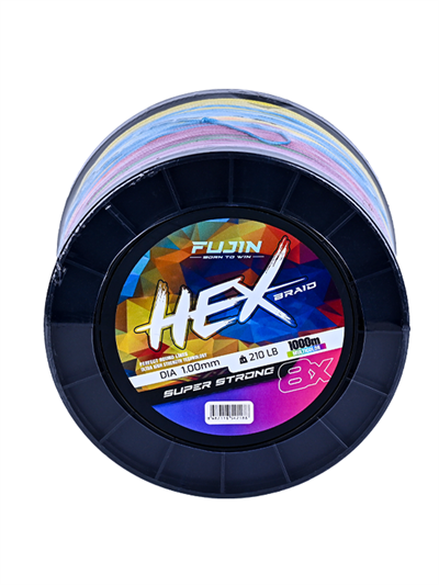 Fujin Hex 8X 1000Mt Multicolor Pe Line