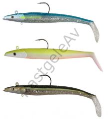 Savage gear Sandeel 20cm 150g 2+1 Adet Suni Yem Blue Silver