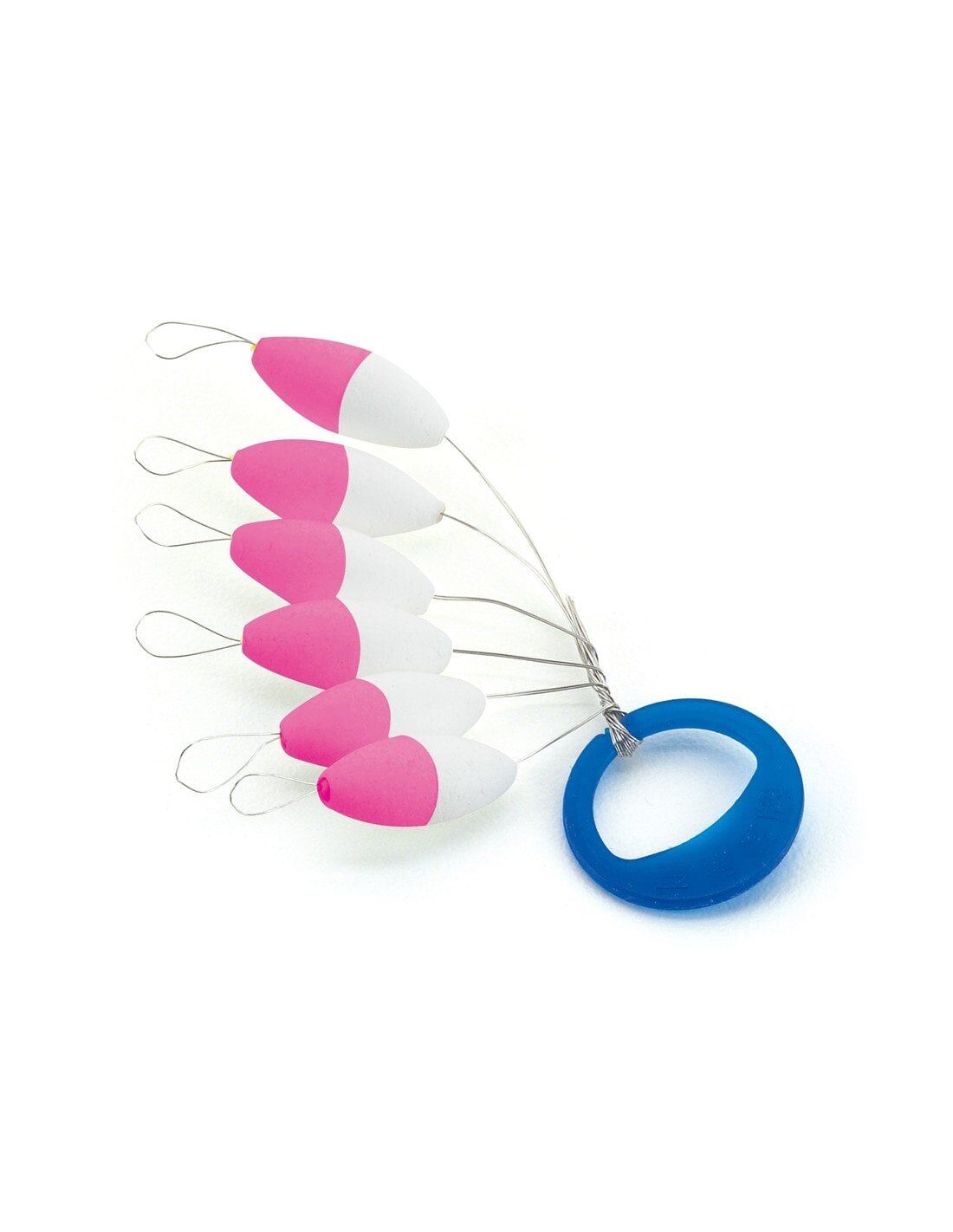 Float Oval 7x15mm White/Pink (6) Yüzdürücü Stoper