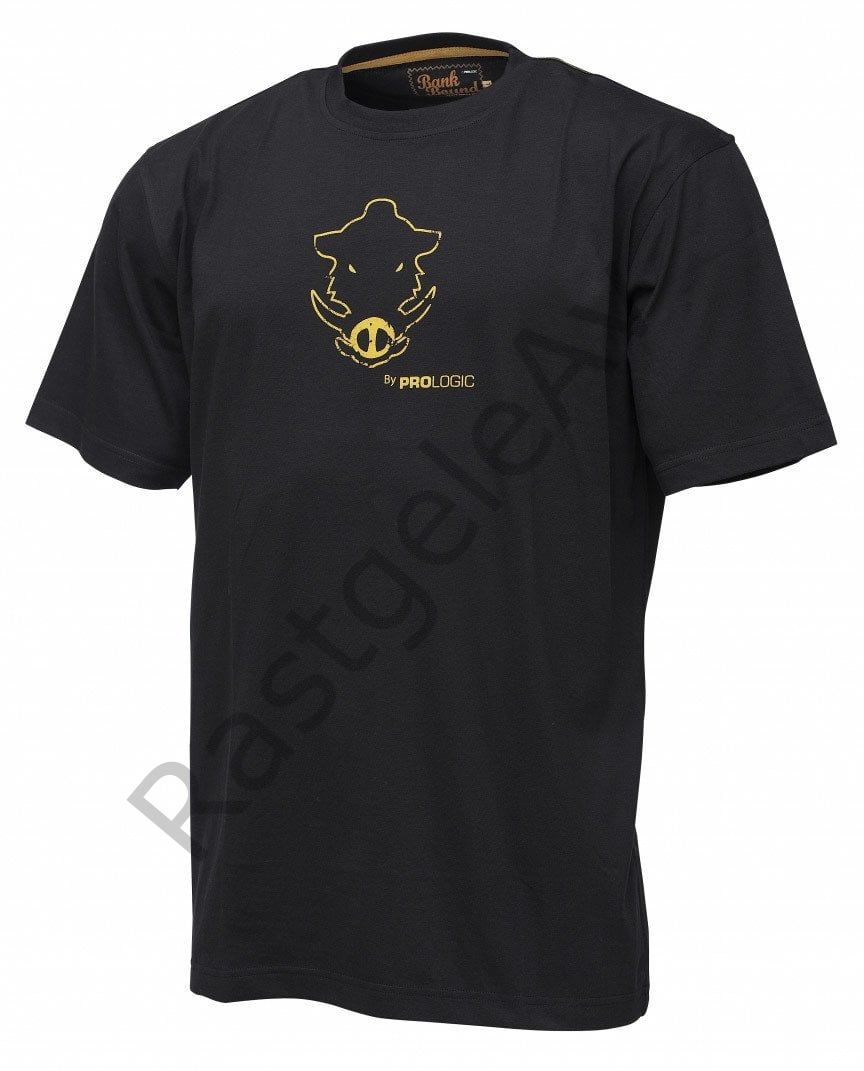 Prologic Bank Bound Wild Boar Anthracite T-Shirt XL