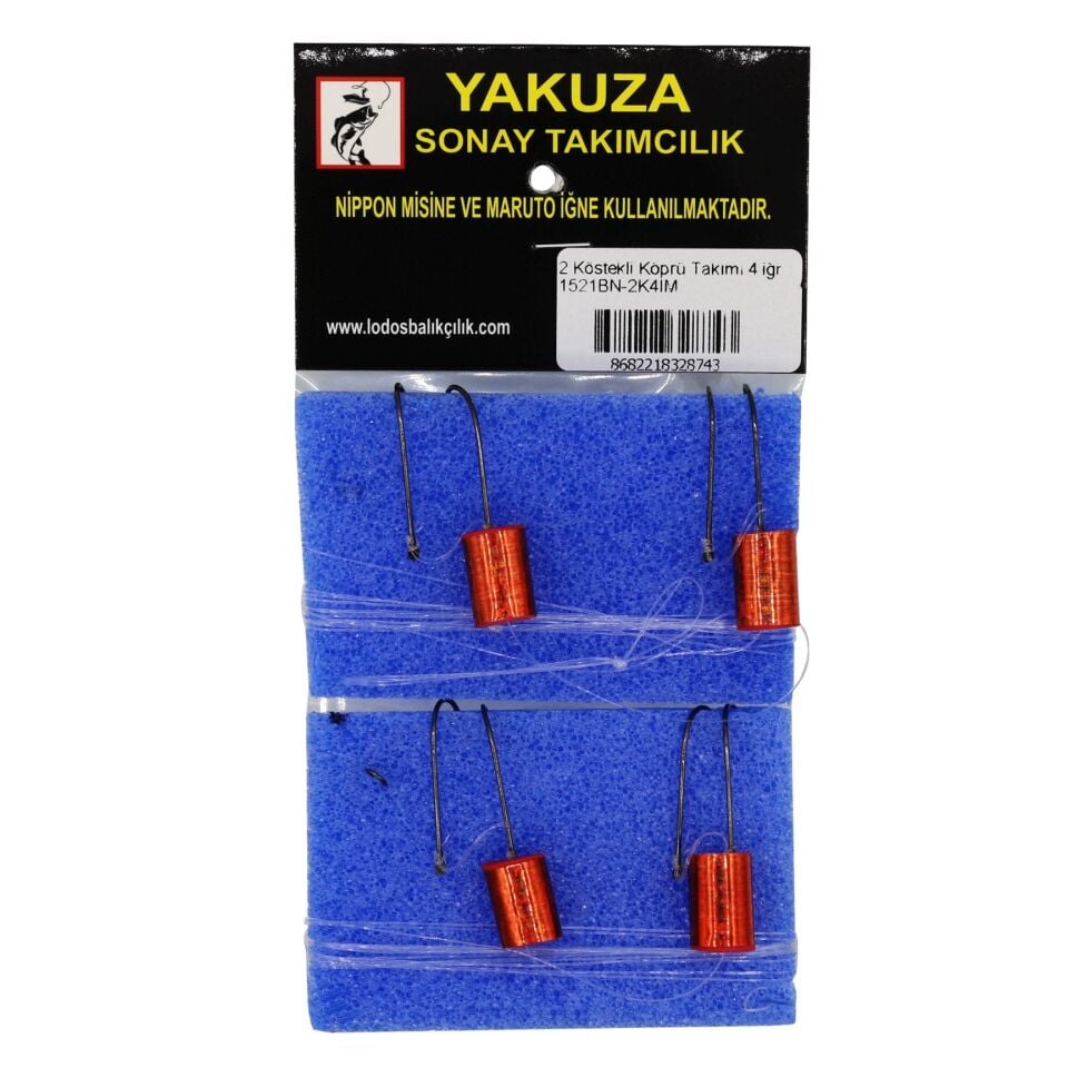 2 Köstekli Köprü Takımı 4 iğneli Mantarlı BN