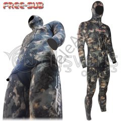 Free-Sub Green Trap Avcı Elbise 3mm