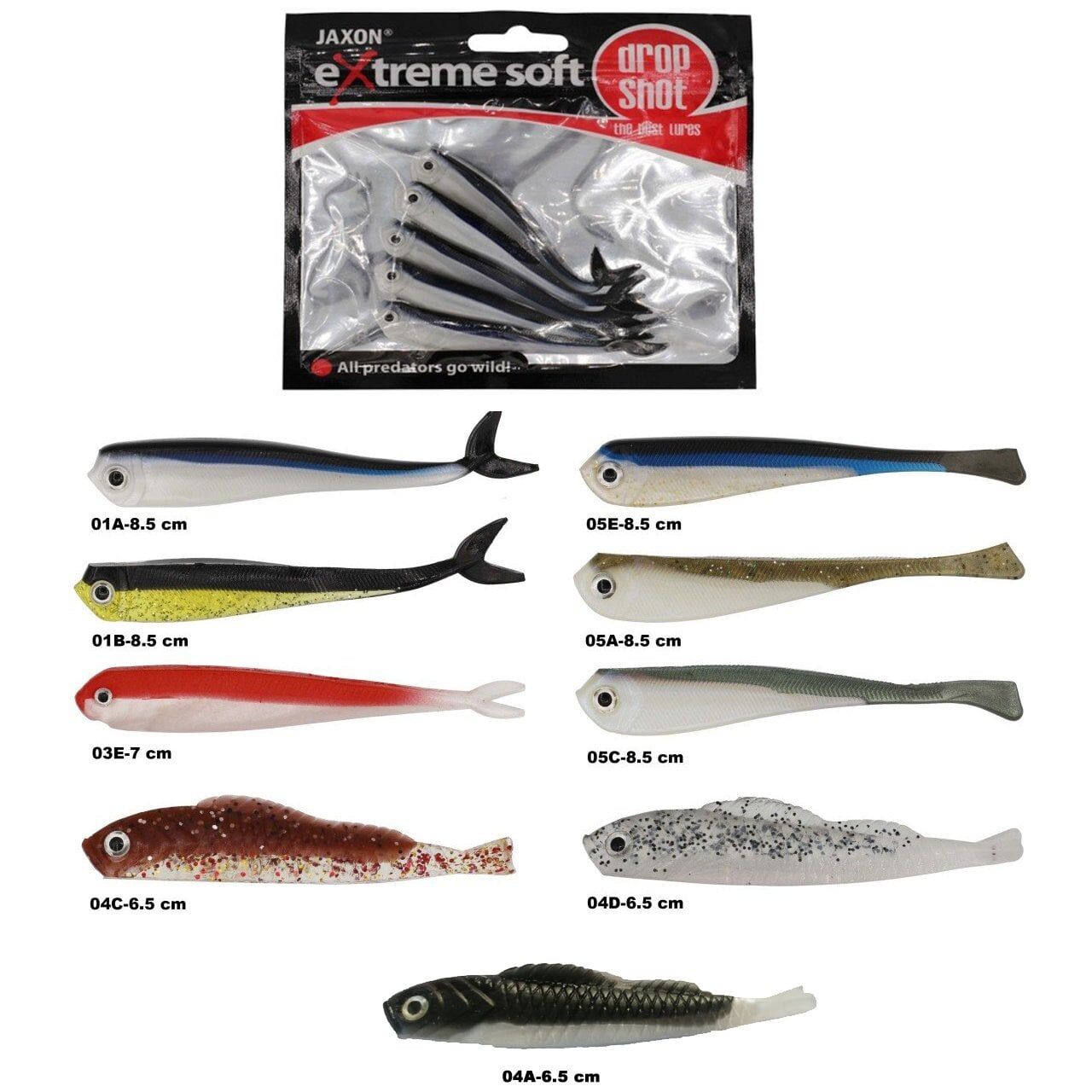 Gummy Extreme Soft Drop Shot Silikon