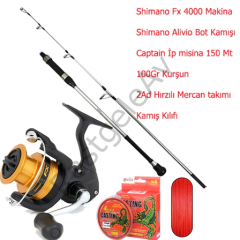 Shimano Fx 4000 Shimano Alivio Bot Kamış Seti