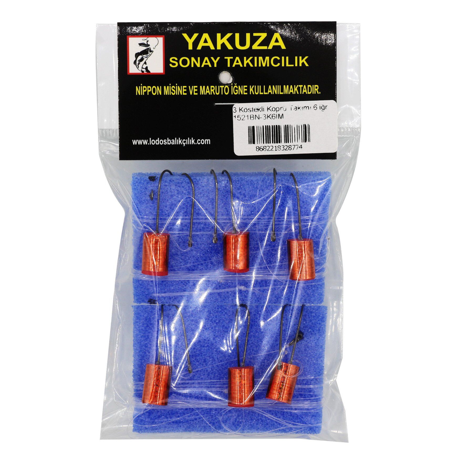 3 Köstekli Köprü Takımı 6 iğneli Mantarlı BN