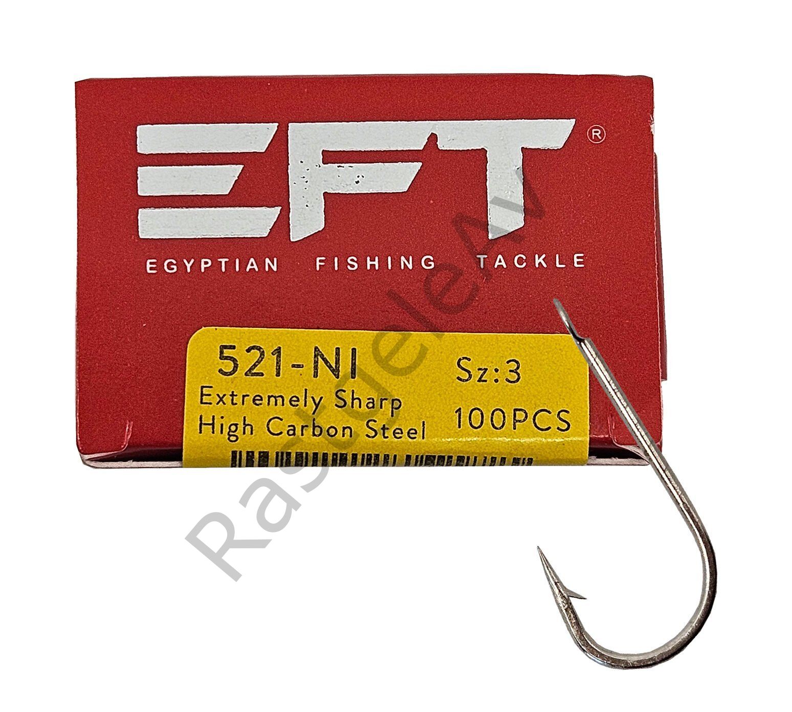 EFT 521 Kısa pala düz çelik  İğne 100 Adet 5
