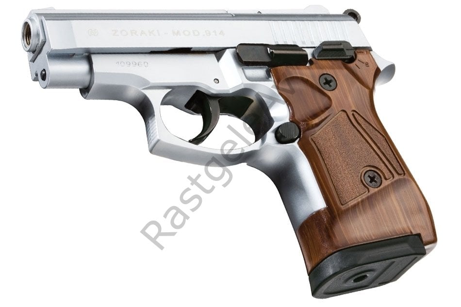 Zoraki Mod 914 - 9mm Mat Krom Kurusıkı Tabanca