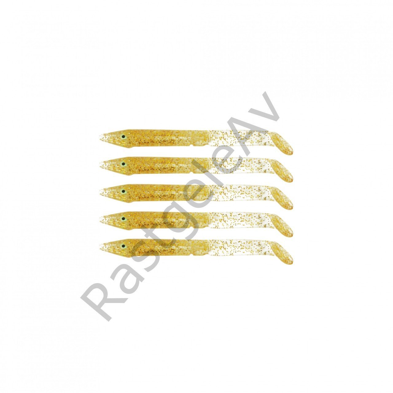 Captain 3598 Elegant 10cm Silikon Zargana 5'li Paket Suni Yem