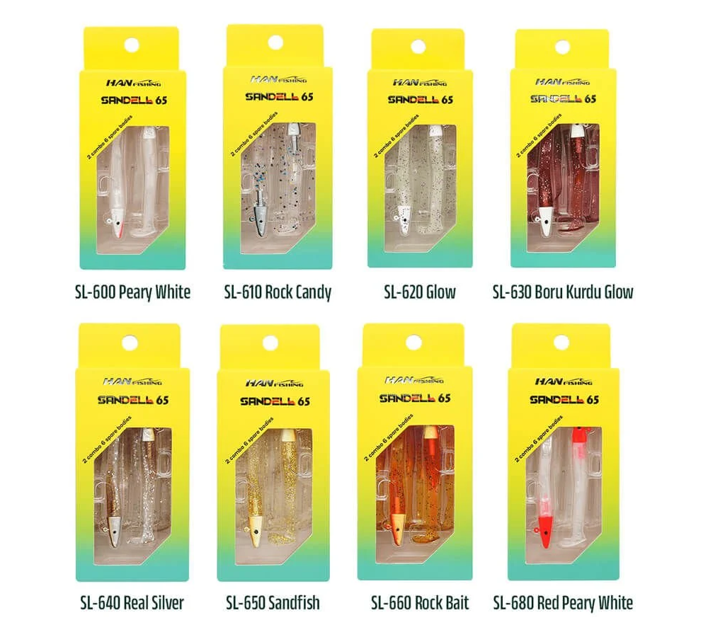 Hanfish Sandeel 6.5 cm 3.2 gr Silikon Yem