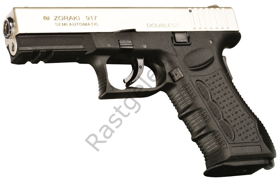Zoraki 917 - 9mm Parlak Krom Kurusıkı Tabanca