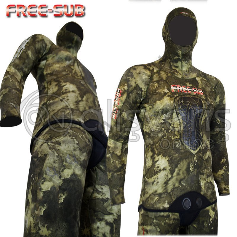 Free-Sub Seal Green Avcı Elbise 3mm