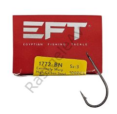 EFT 1772 Kısa Pala Black Nikel  İğne 100 Adet 3