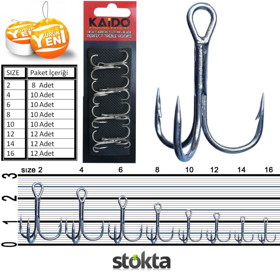 Kaido 9882 Üçlü Çarpma İğne No: