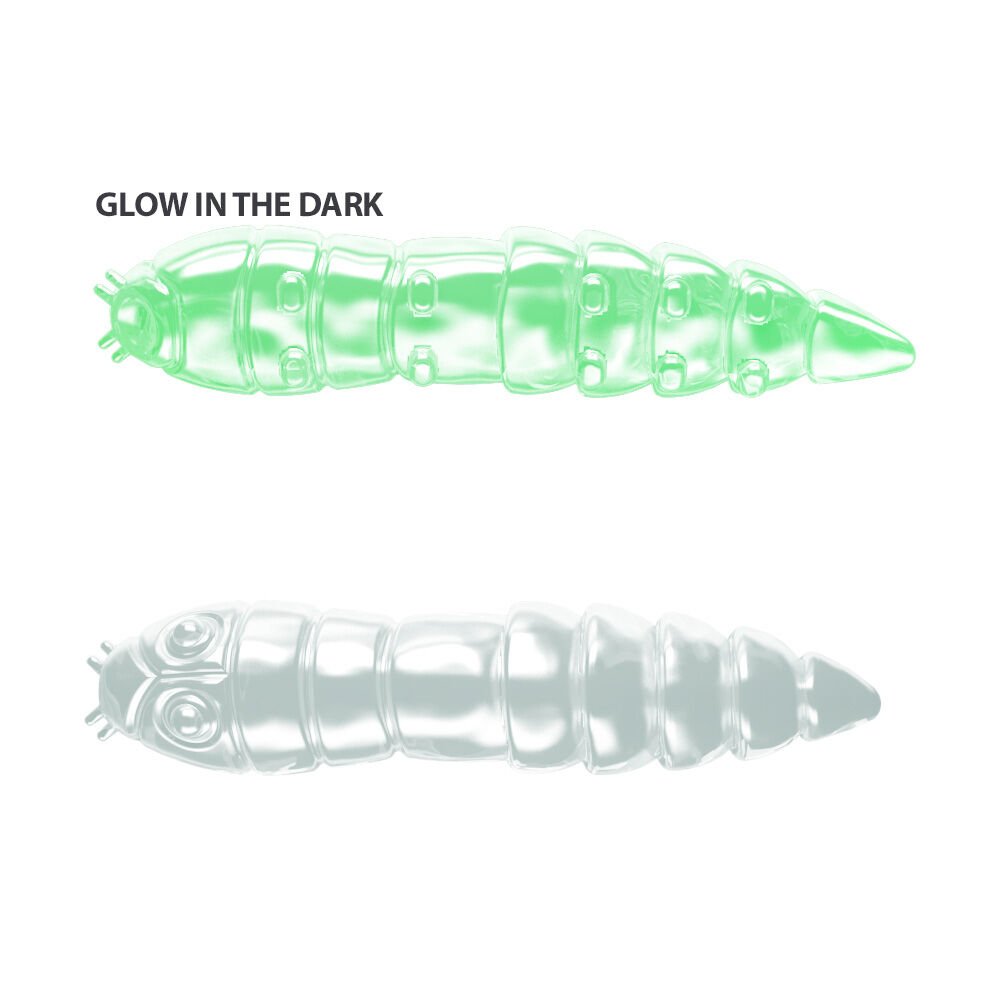 Libra Lures Kukolka Cheese Suni Yem GLOW UV GREEN - 27MM