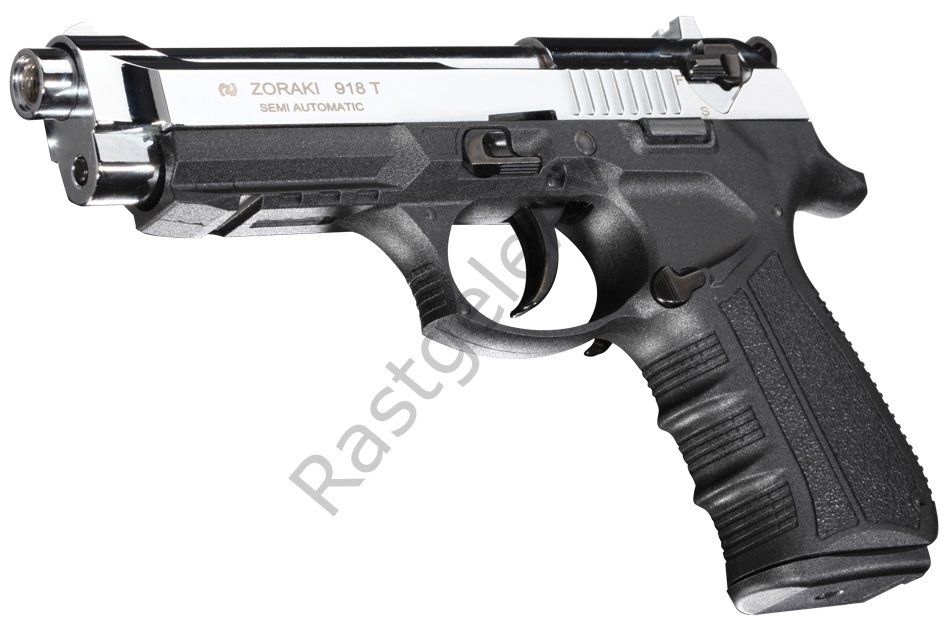 Zoraki 918 - 9mm Parlak Krom Kurusıkı Tabanca