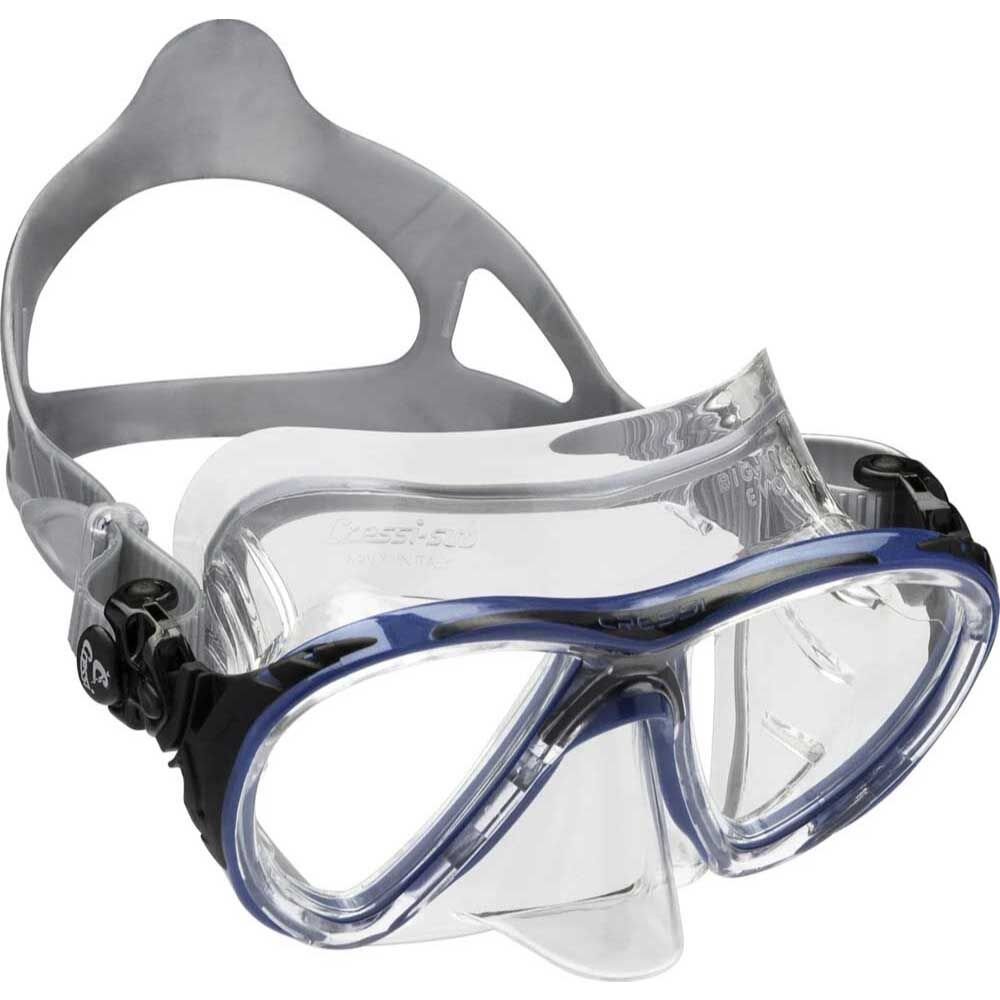 Cressi Big Eyes Evolution Crystal Dalış Maskesi BLUE-BLACK