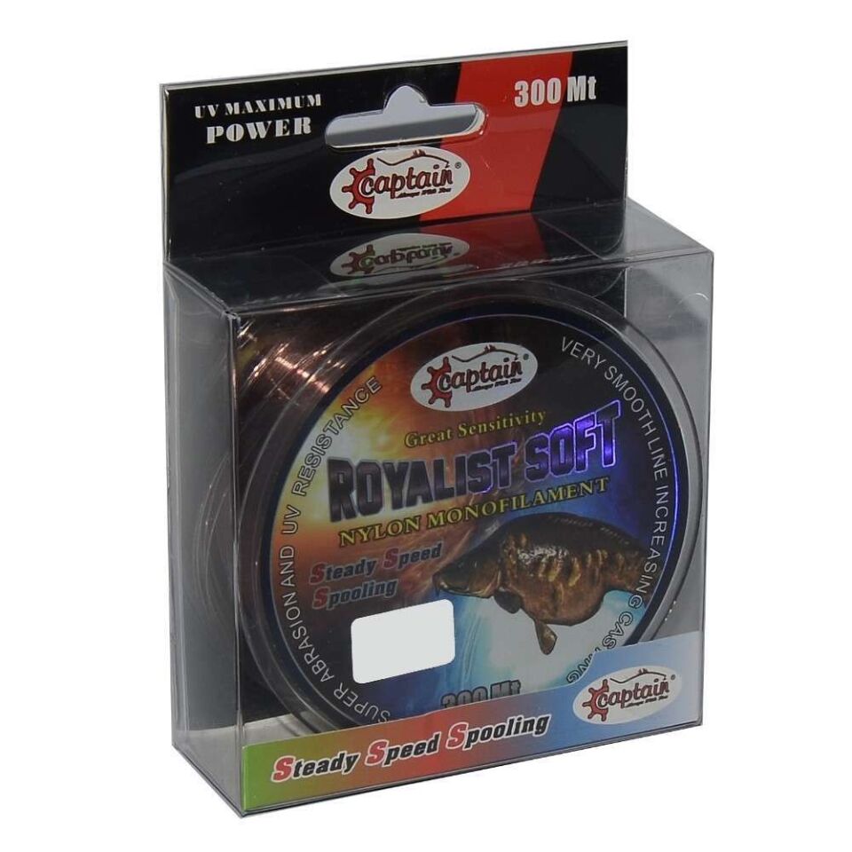 Captain Royalist Soft 300mt Monofilament Misina Kahve Rengi Standart - 0.30 MM