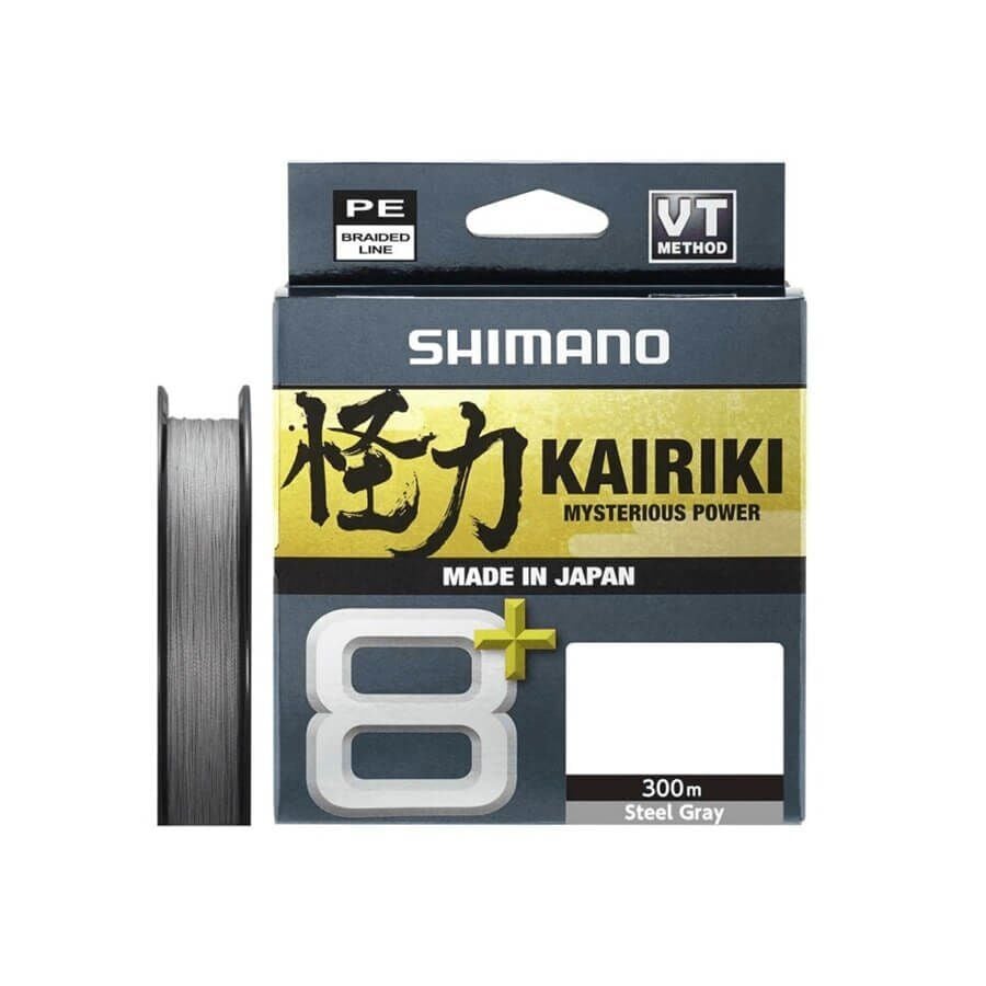 Shimano Kairiki + 8x 300 Mt Grey İp Misina 0.10 mm