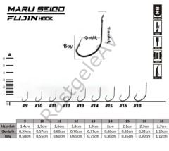 Fujin Maru Seigo Deliksiz Çapraz Olta Kancası