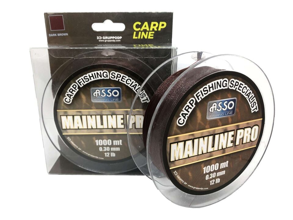 Asso Mainline Pro Special Carp Fishing Line 1000mt Dark Brown