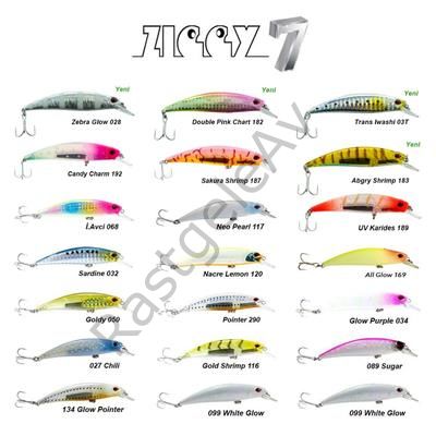 Fujin Ziggy7  70mm 9.6gr Sinking LRF Maket Balık