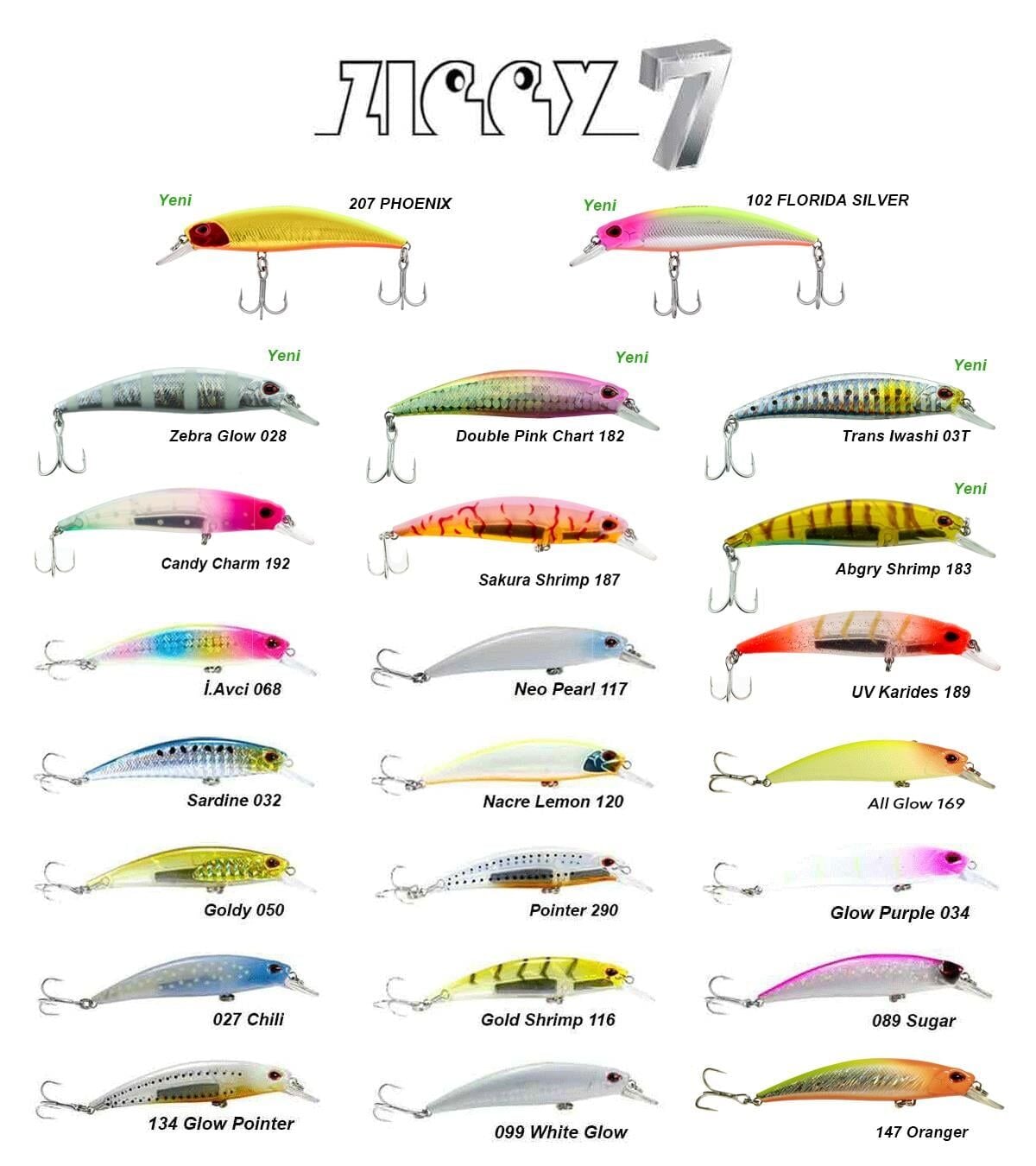 Fujin Ziggy7  70mm 9.6gr Sinking LRF Maket Balık