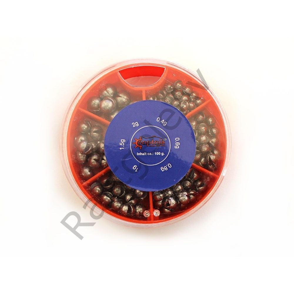 Captain Kutu Kurşun Seti 6590 Yuvarlak Yarık 100gr